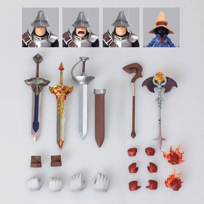 Final Fantasy IX Bring Arts Action Figures Vivi Ornitier &amp; Adelbert Steiner 10 - 15 cm product photo