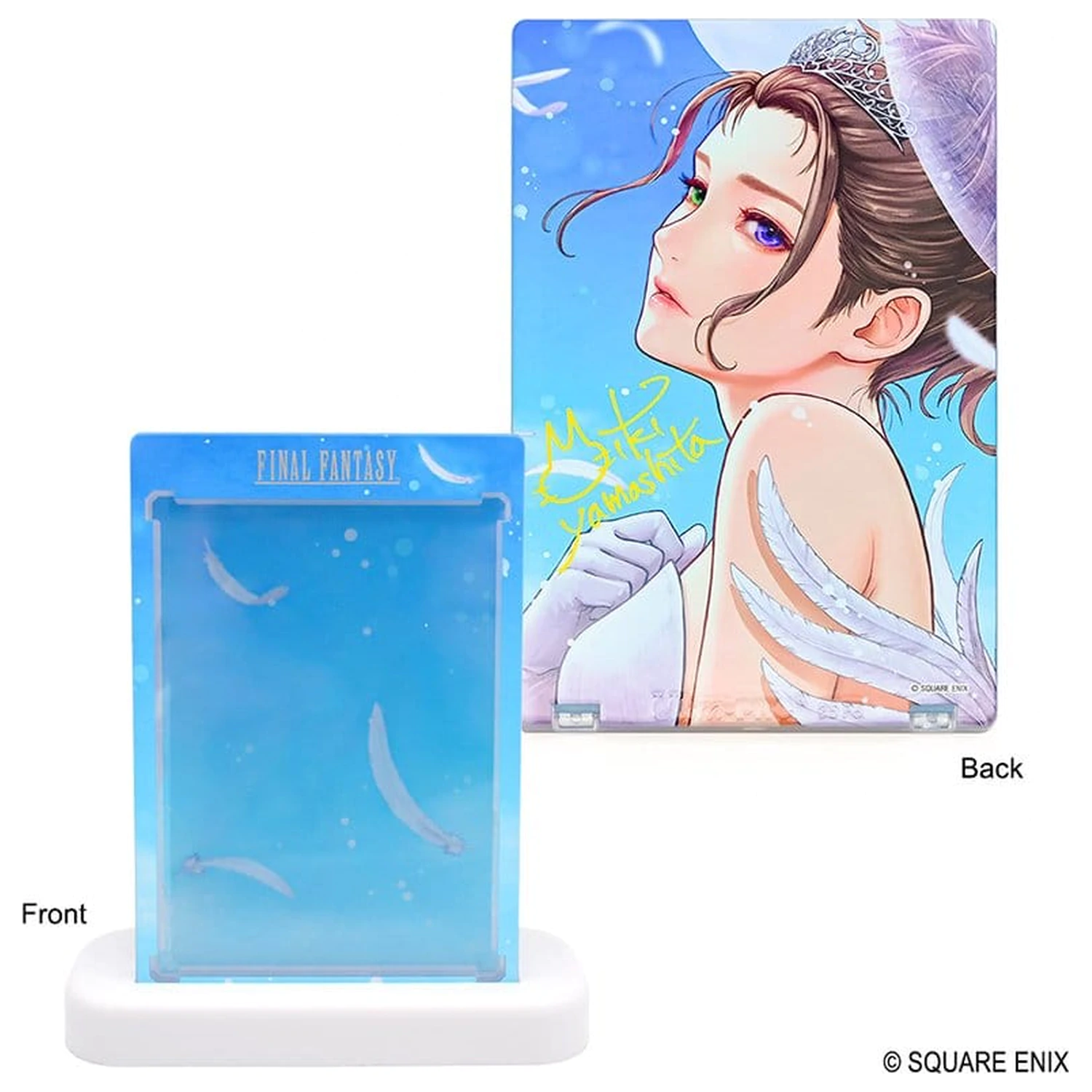 Final Fantasy One Touch Edge Magnetic Card Holder Special Edition Yuna Wedding Dress product photo