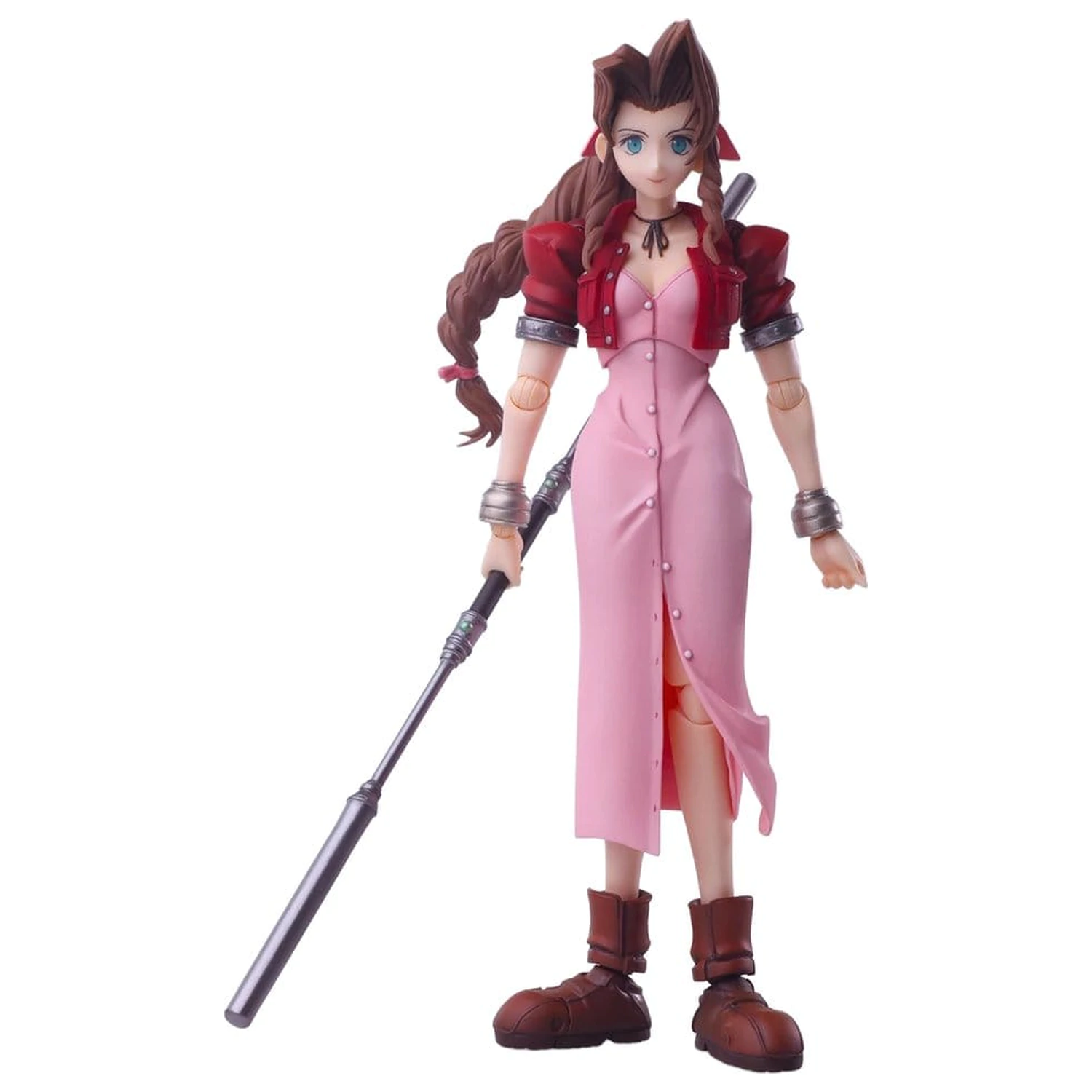 Final Fantasy VII Bring Arts Action Figure Aerith Gainsborough Digital Plus Edition 14 cm product photo