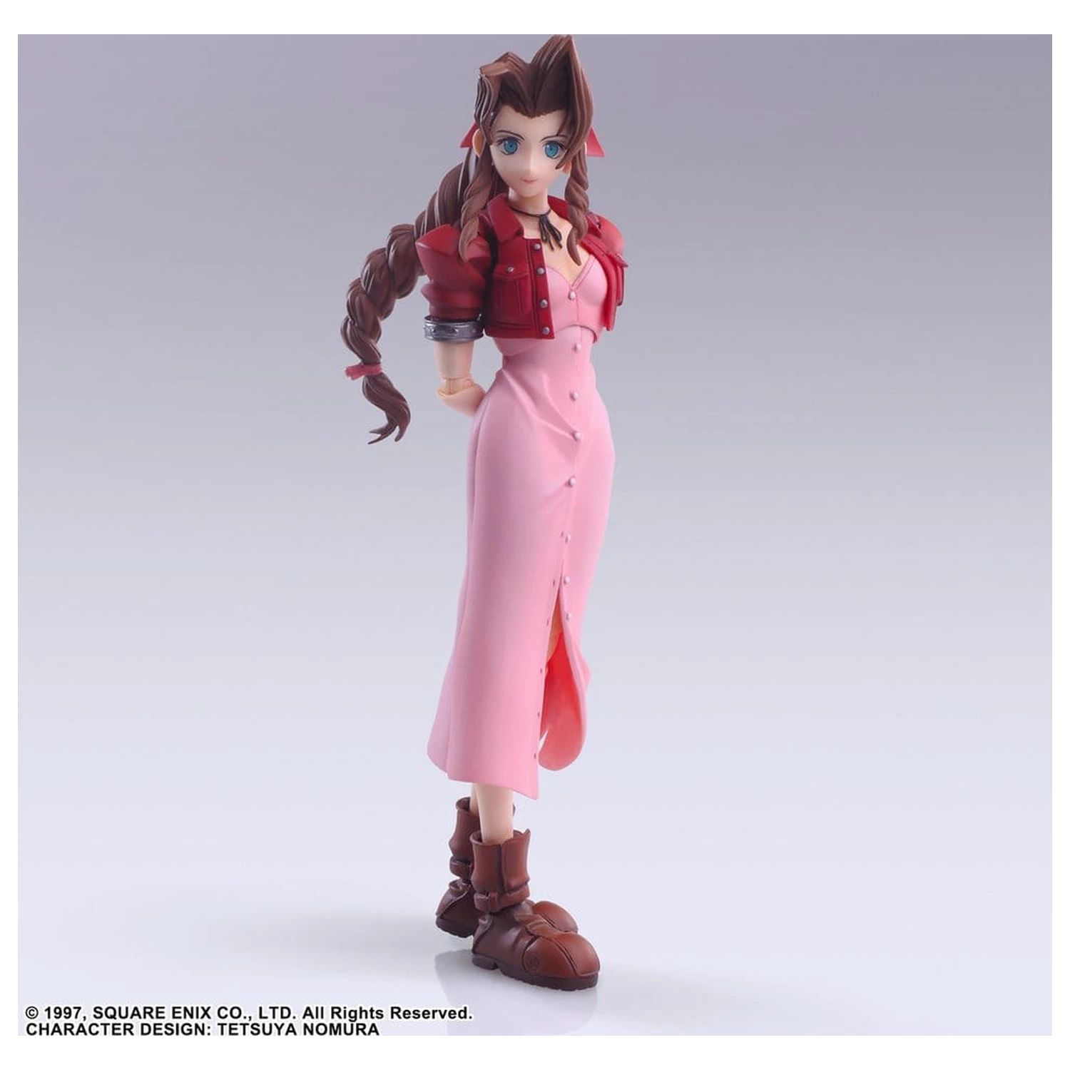 Final Fantasy VII Bring Arts Action Figure Aerith Gainsborough Digital Plus Edition 14 cm product photo