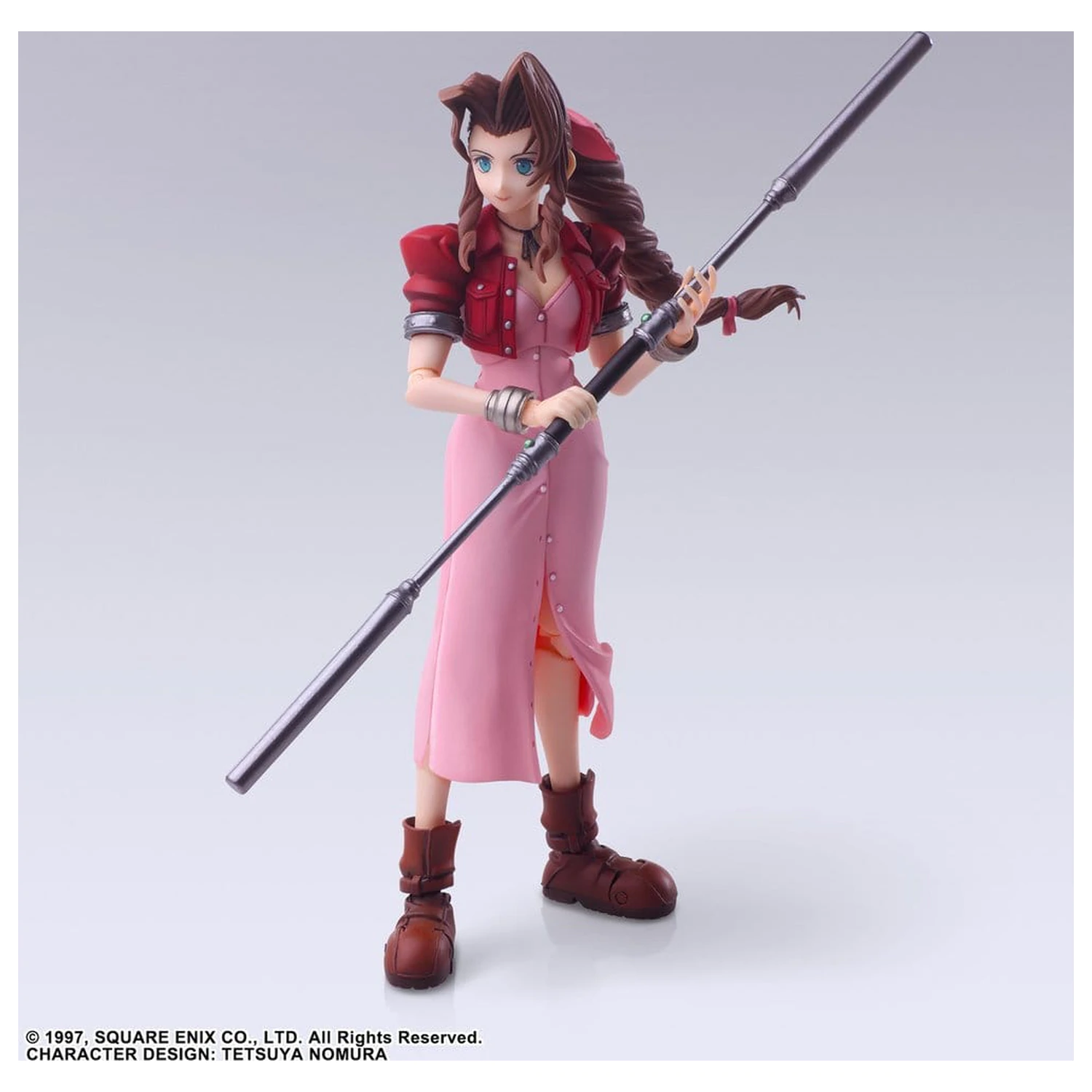 Final Fantasy VII Bring Arts Action Figure Aerith Gainsborough Digital Plus Edition 14 cm product photo