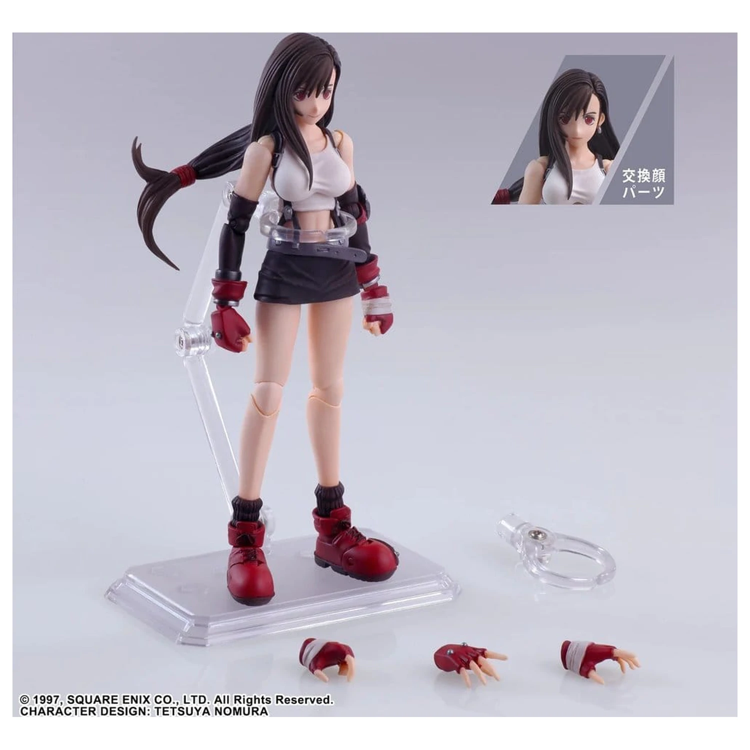 Final Fantasy VII Bring Arts Action Figure Tifa Lockhart Digital Plus Edition 14 cm product photo