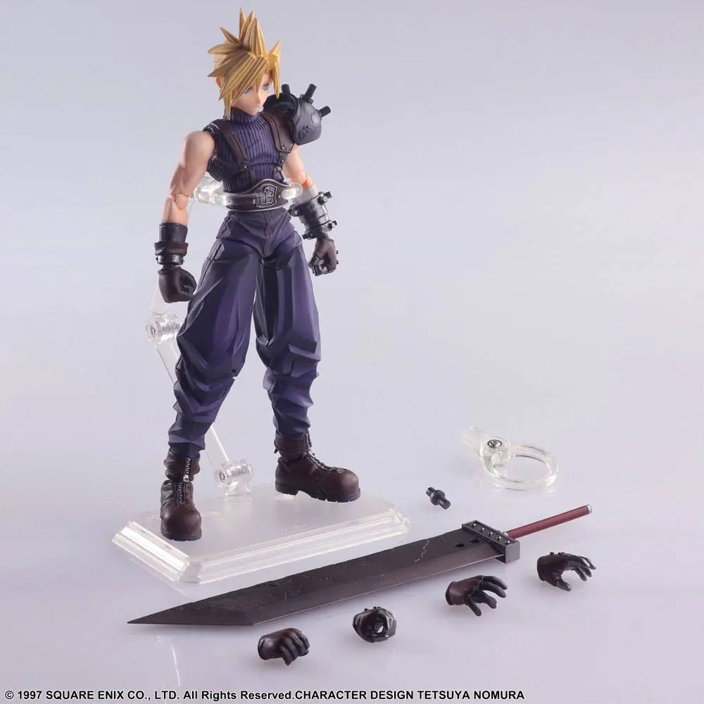 Final Fantasy VII Bring Arts Action Figure Cloud Strife 15 cm termékfotó