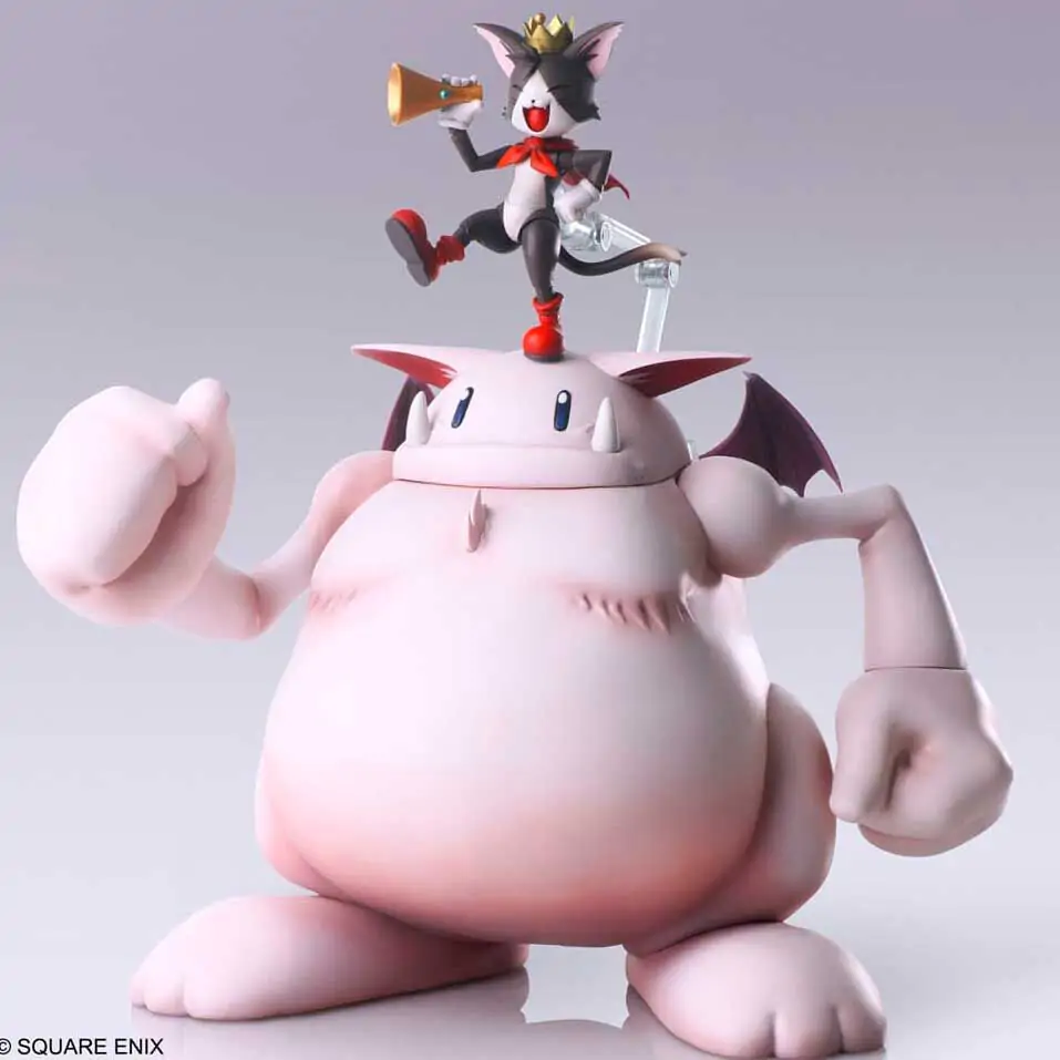 Final Fantasy VII Bring Cait Sith & Fat Moogle 15cm termékfotó