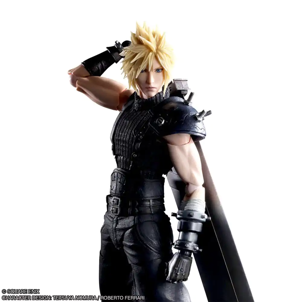 Final Fantasy VII Play Arts Kai Action Figure Cloud Strife 27 cm termékfotó