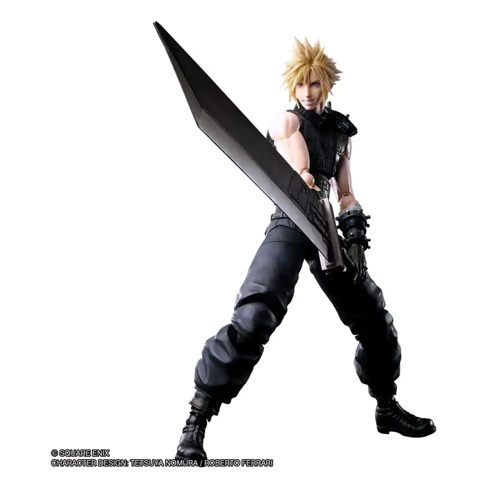 Final Fantasy VII Play Arts Kai Action Figure Cloud Strife 27 cm termékfotó