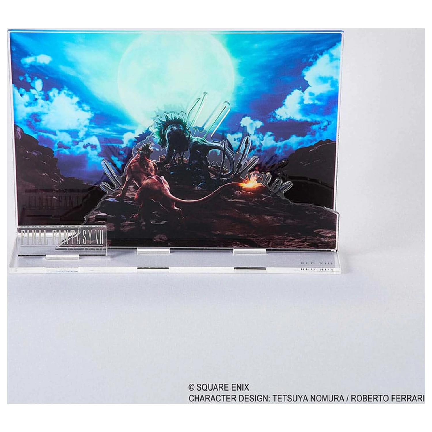 Final Fantasy VII Rebirth Acrylic Diorama Red XIII Key Art     product photo