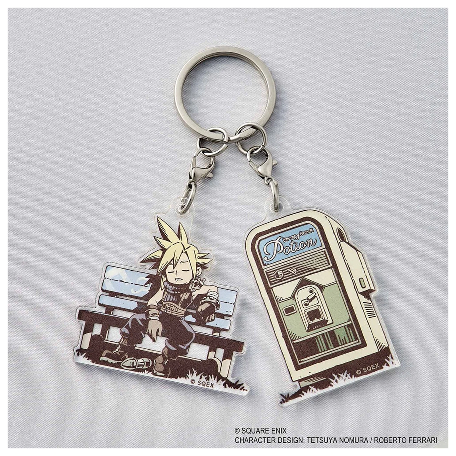 Final Fantasy VII Rebirth Acrylic Keychain Napping Cloud product photo