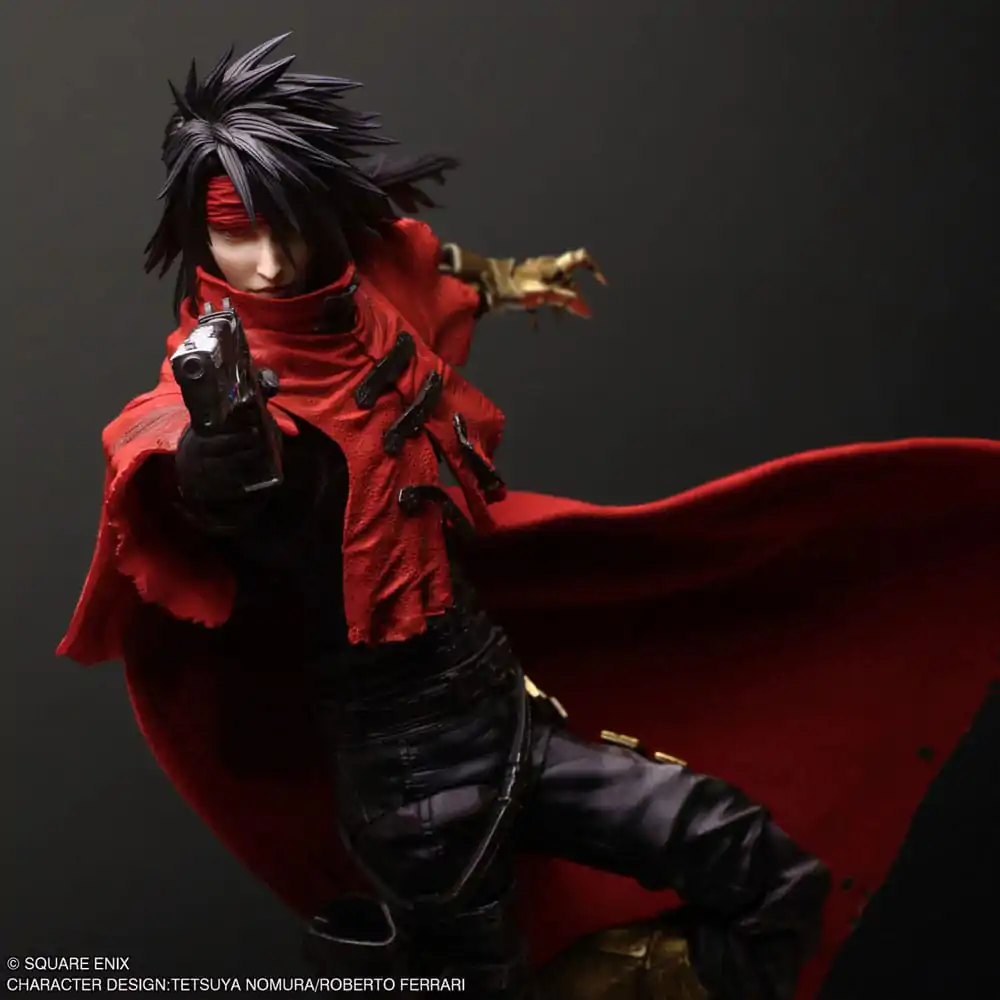 Final Fantasy VII Rebirth Play Arts Kai Action Figure Vincent Valentine 28 cm termékfotó