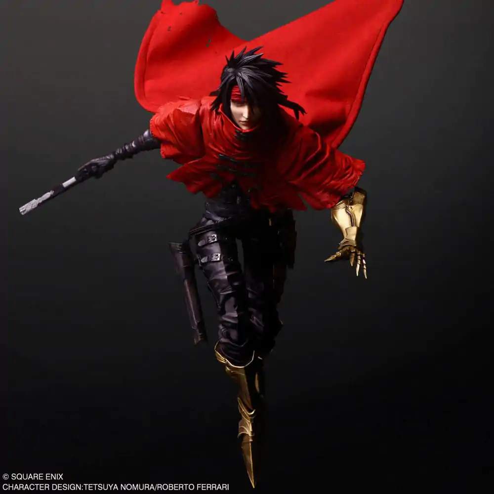 Final Fantasy VII Rebirth Play Arts Kai Action Figure Vincent Valentine 28 cm termékfotó