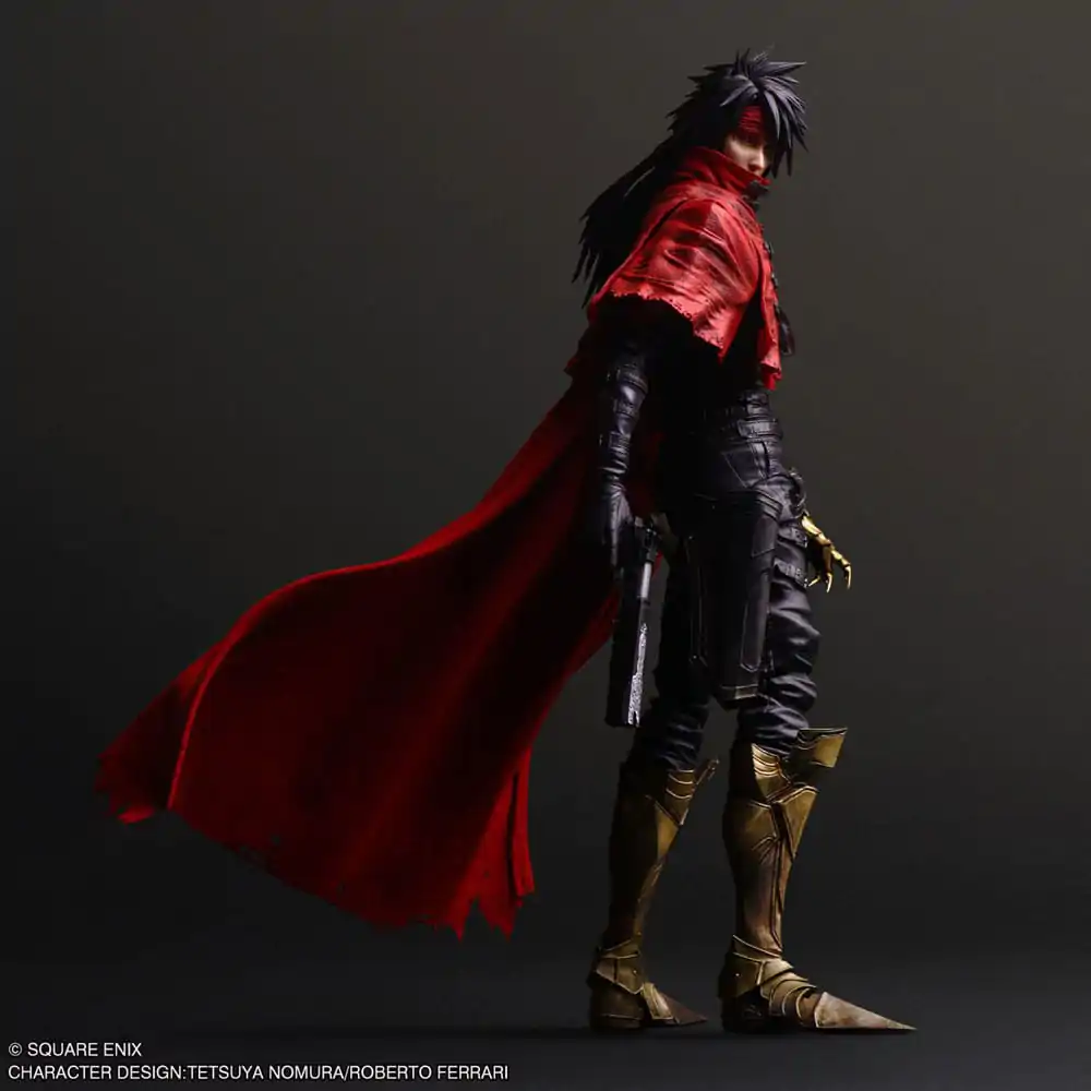 Final Fantasy VII Rebirth Play Arts Kai Action Figure Vincent Valentine 28 cm termékfotó