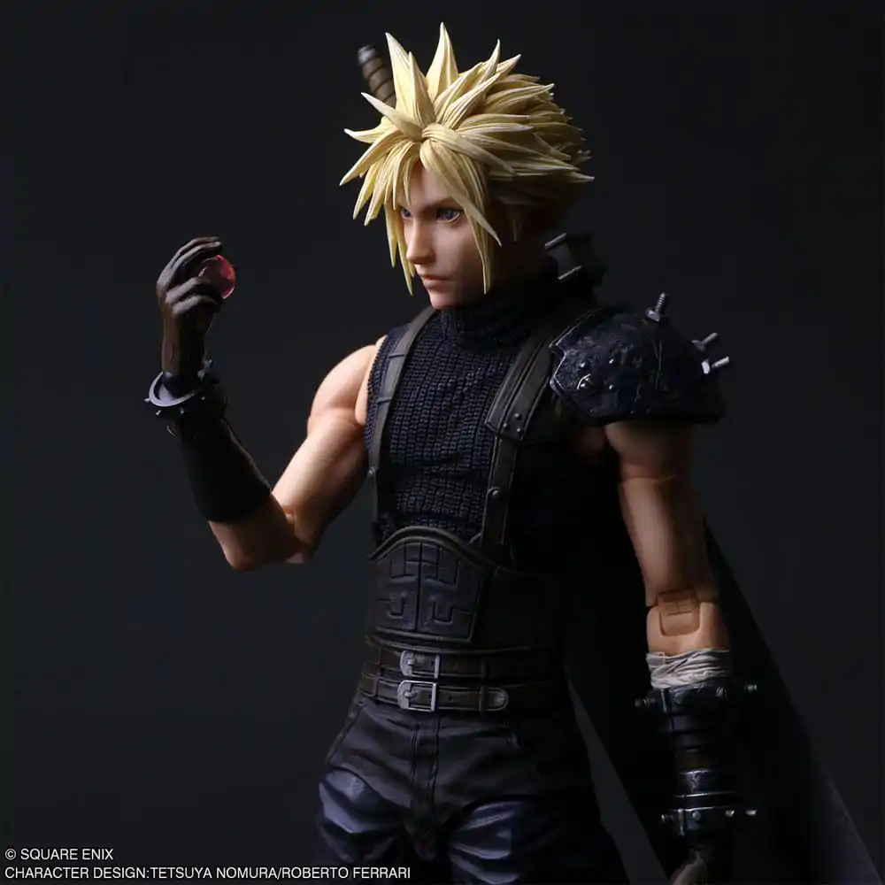 Final Fantasy VII Rebirth Play Arts Shin Action Figure Cloud Strife 27 cm   product photo