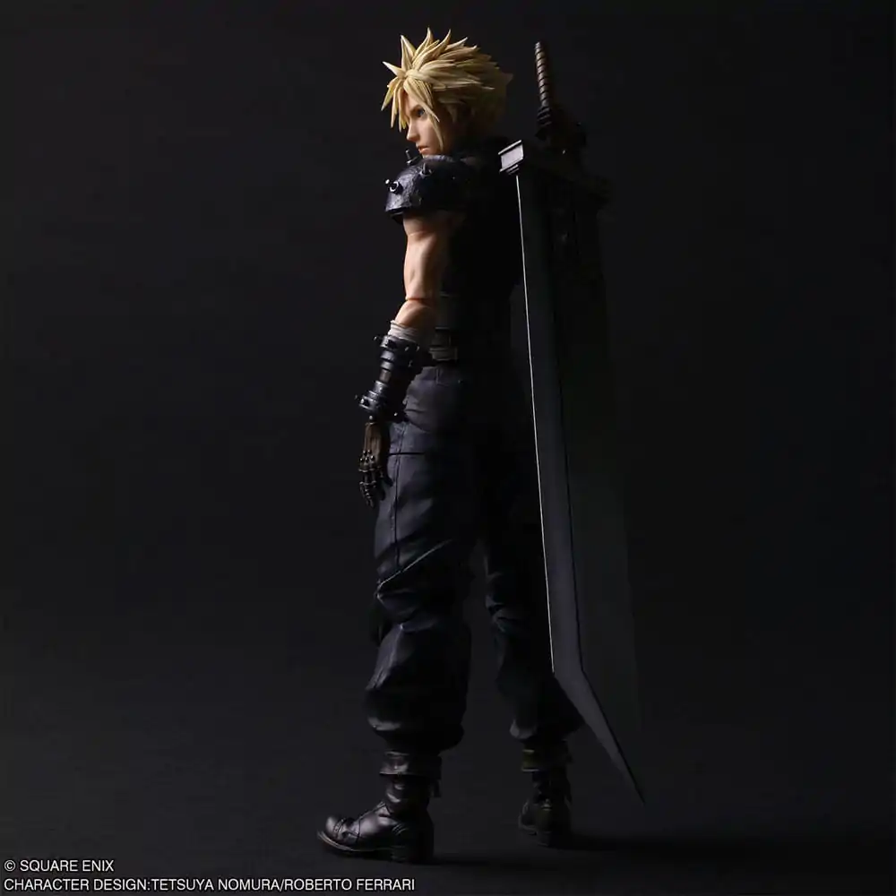 Final Fantasy VII Rebirth Play Arts Shin Action Figure Cloud Strife 27 cm   product photo