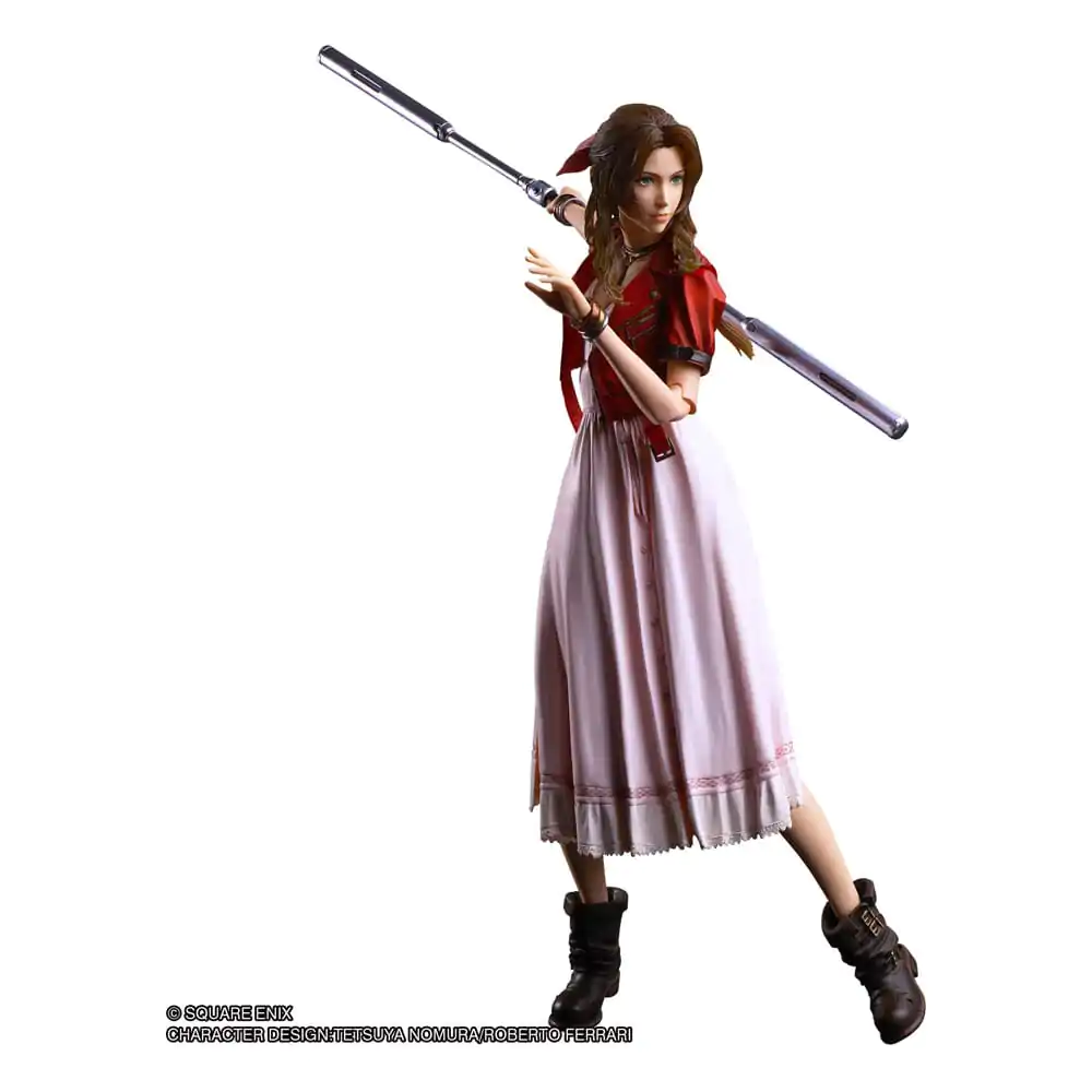 Final Fantasy VII Rebirth Play Kai Arts Action Figure Aerith Gainsborough 24 cm termékfotó