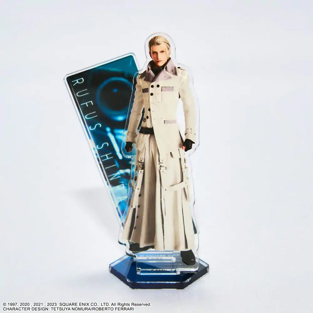 Final Fantasy VII Remake Acryl Figure Rufus Shinra 8 cm product photo