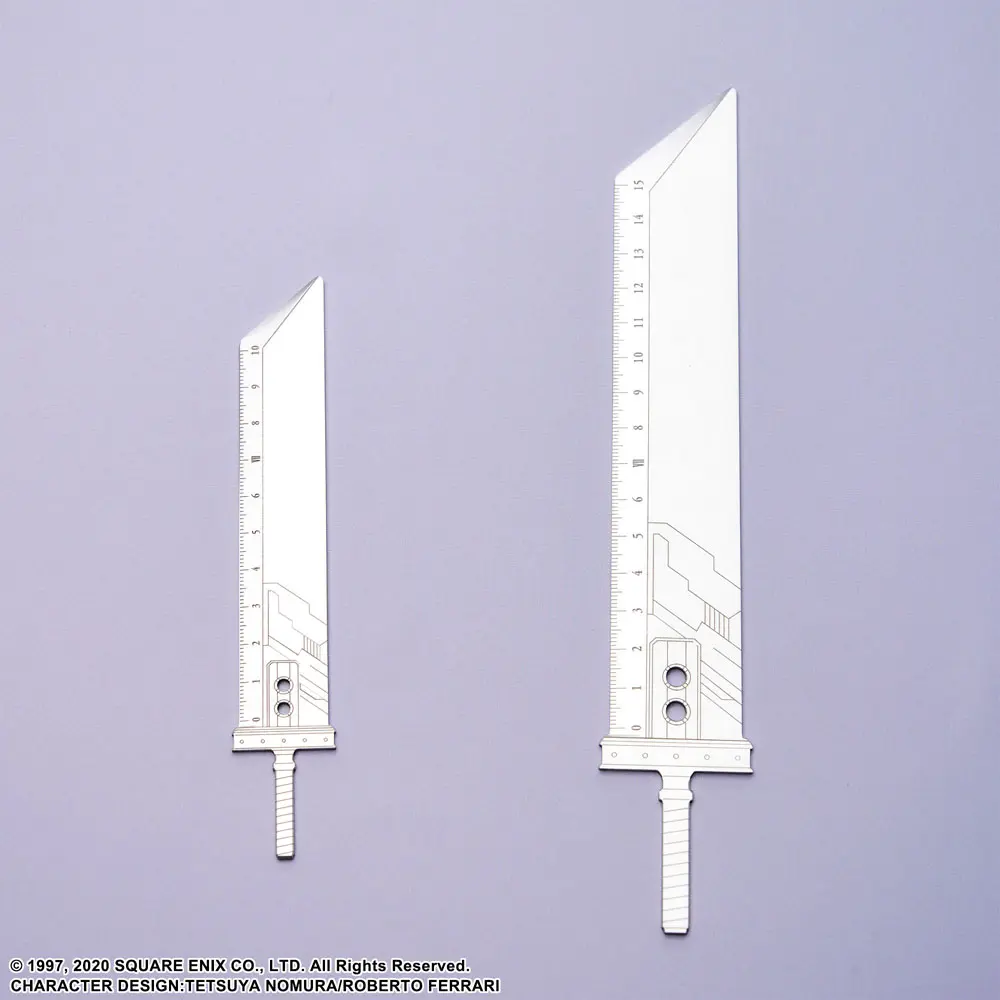 Final Fantasy VII Remake Aluminum Ruler Set Buster Sword product photo