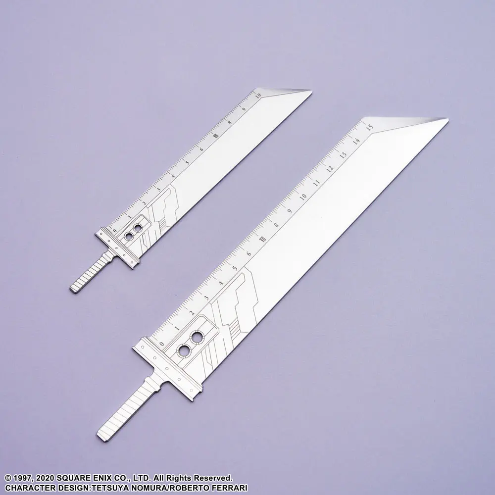 Final Fantasy VII Remake Aluminum Ruler Set Buster Sword product photo