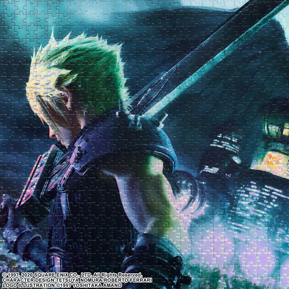 Final Fantasy VII Remake Jigsaw Puzzle Cloud &amp; Sephiroth (1000 pieces) product photo