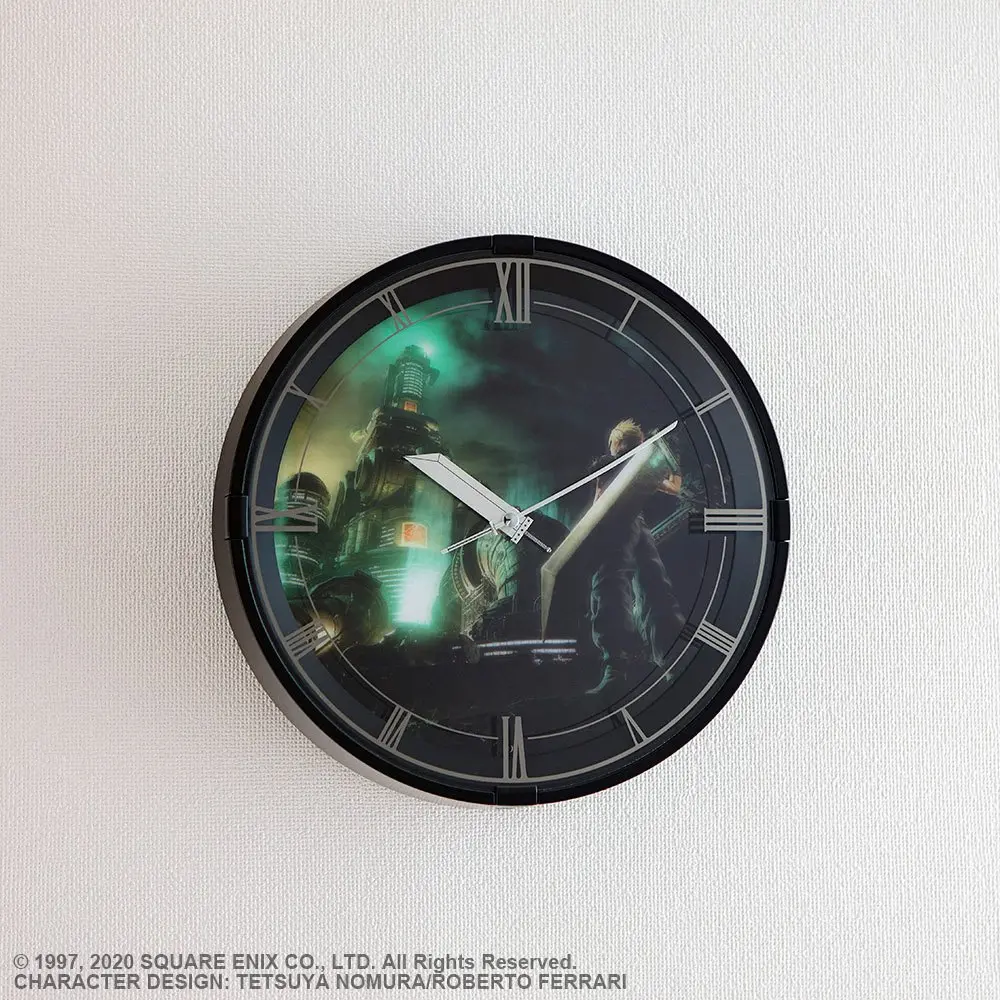 Final Fantasy VII Remake Wall Clock with Sound Cloud Model product photo