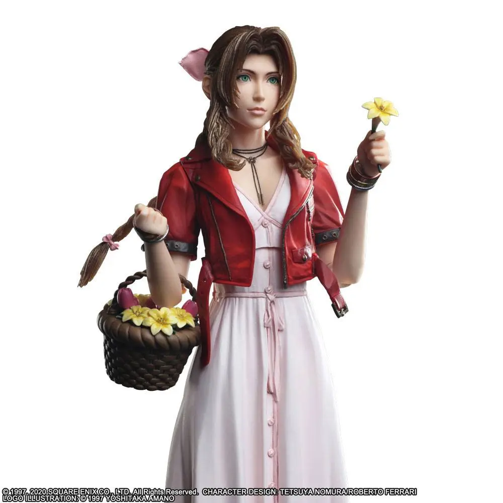 Final Fantasy VII Remake Play Arts Kai Action Figure Aerith Gainsborough 25 cm product photo