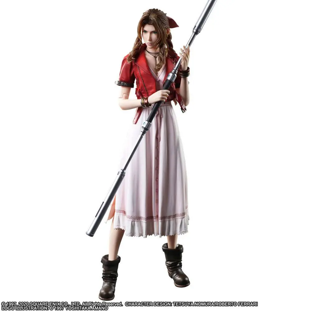 Final Fantasy VII Remake Play Arts Kai Action Figure Aerith Gainsborough 25 cm product photo