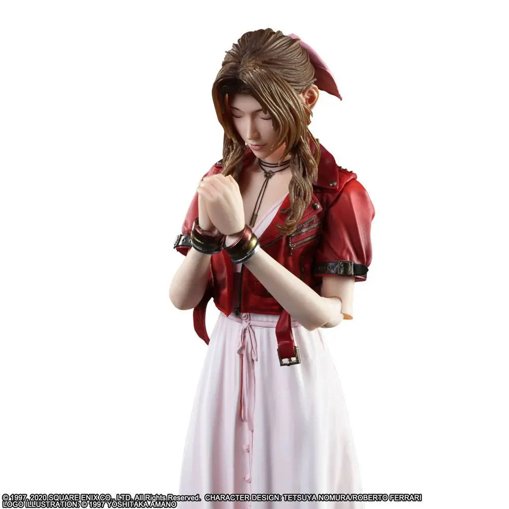 Final Fantasy VII Remake Play Arts Kai Action Figure Aerith Gainsborough 25 cm product photo