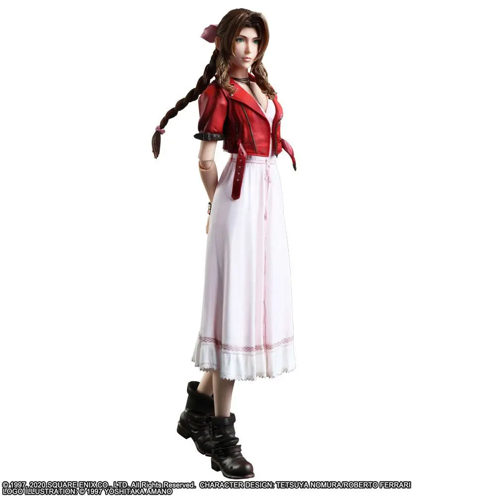 Final Fantasy VII Remake Play Arts Kai Action Figure Aerith Gainsborough 25 cm product photo