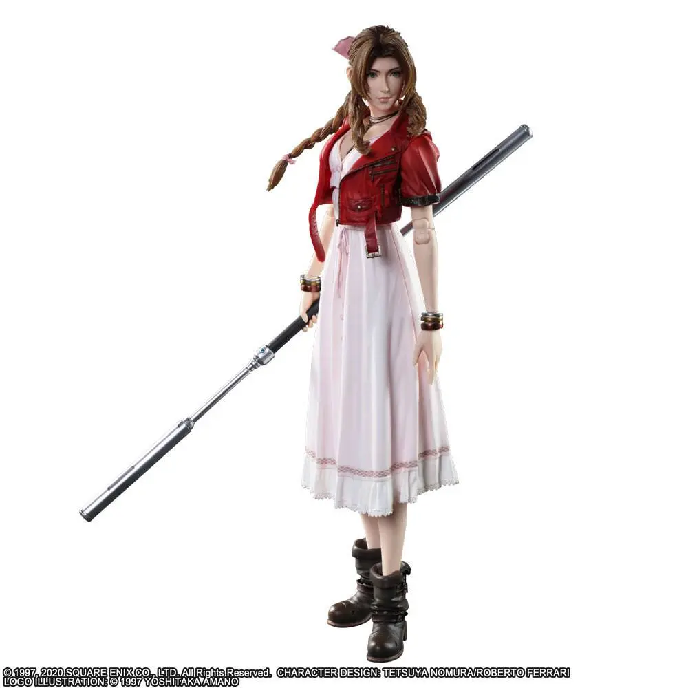 Final Fantasy VII Remake Play Arts Kai Action Figure Aerith Gainsborough 25 cm product photo