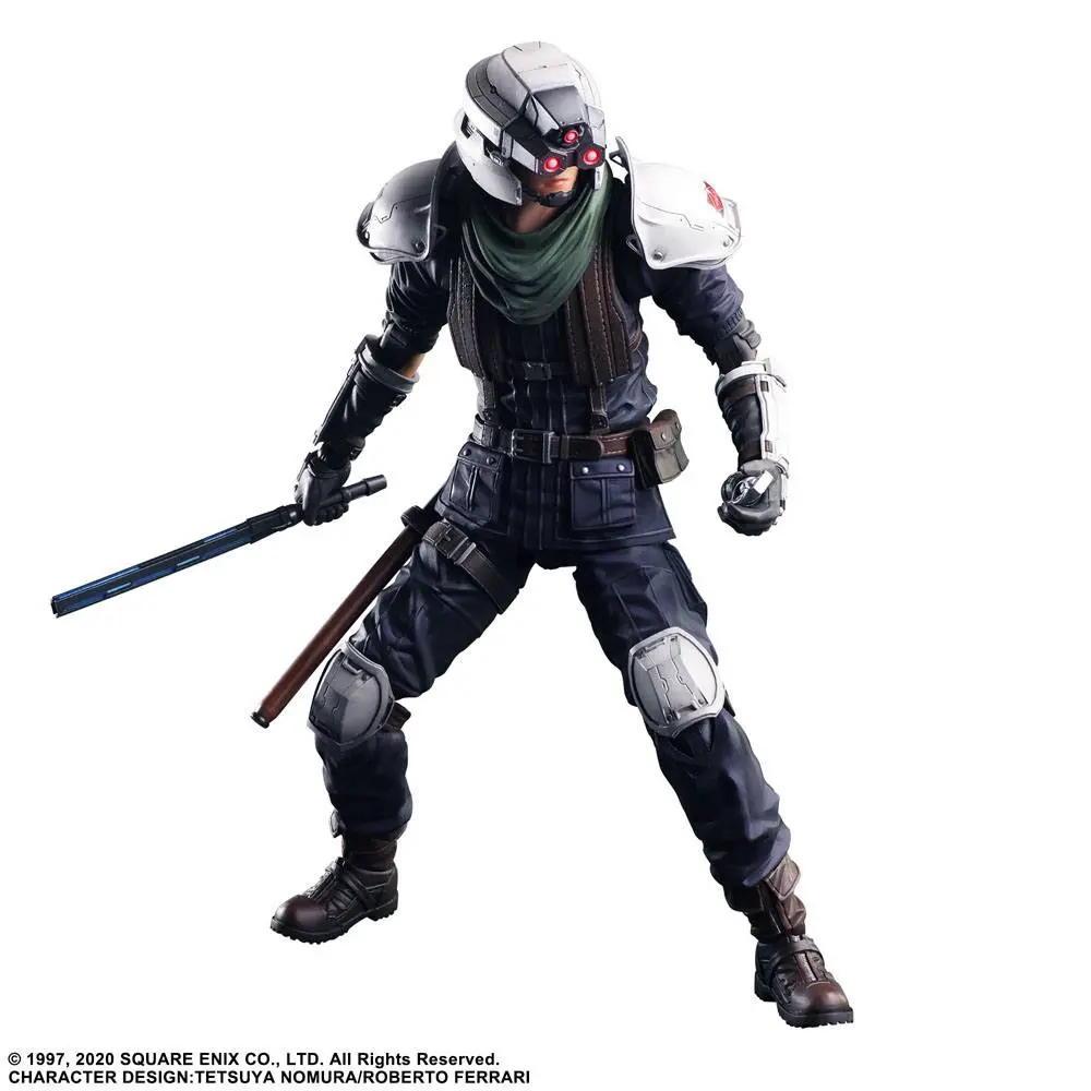 Final Fantasy VII Remake Play Arts Kai Action Figure Shinra Security Officer 27 cm product photo