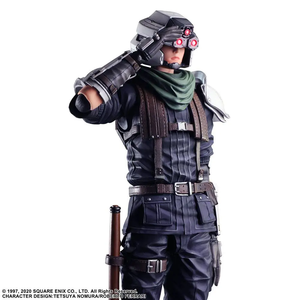 Final Fantasy VII Remake Play Arts Kai Action Figure Shinra Security Officer 27 cm product photo