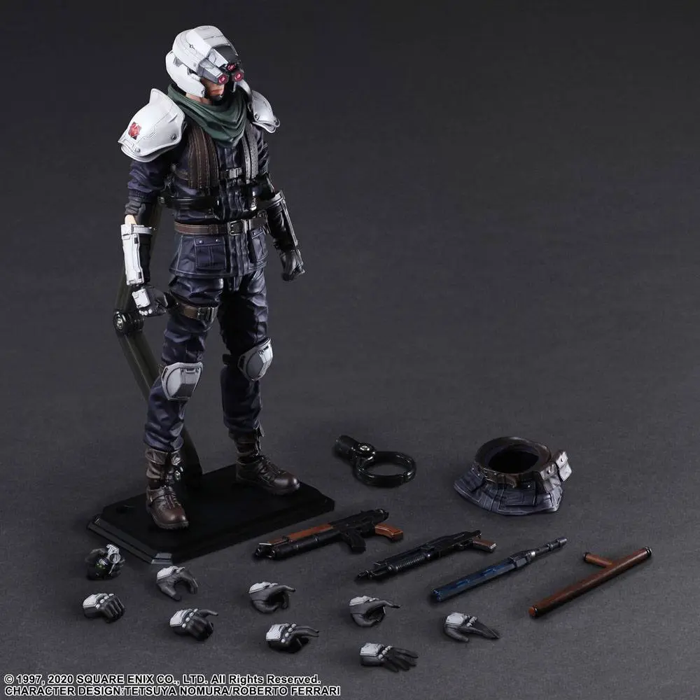 Final Fantasy VII Remake Play Arts Kai Action Figure Shinra Security Officer 27 cm product photo