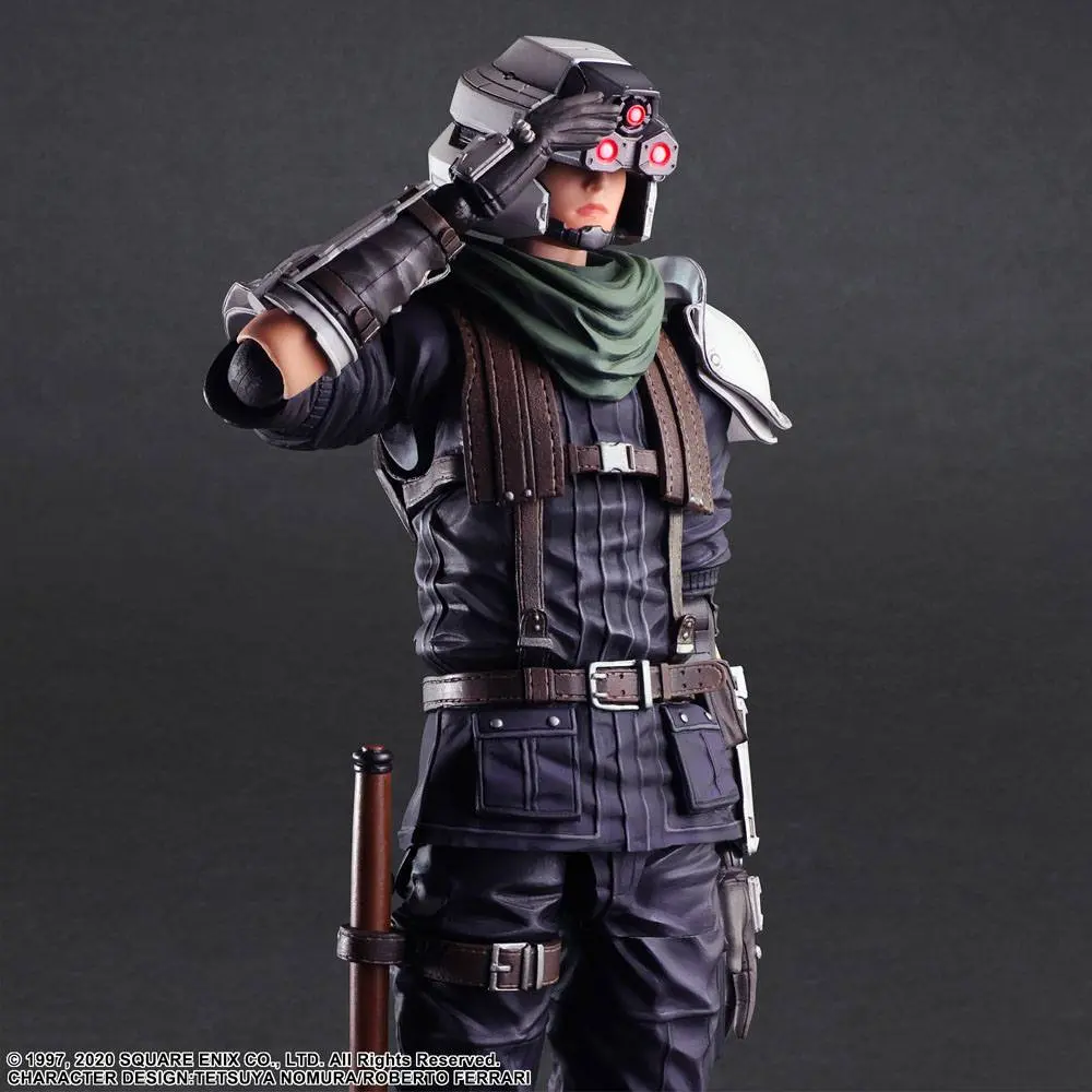 Final Fantasy VII Remake Play Arts Kai Action Figure Shinra Security Officer 27 cm product photo