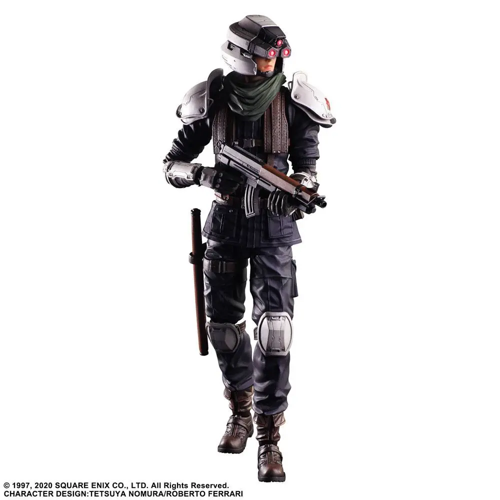Final Fantasy VII Remake Play Arts Kai Action Figure Shinra Security Officer 27 cm product photo