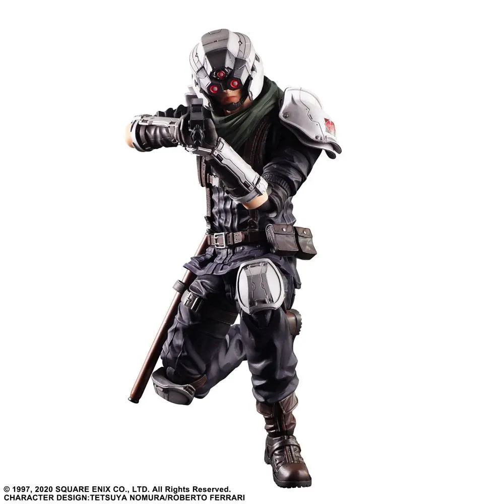 Final Fantasy VII Remake Play Arts Kai Action Figure Shinra Security Officer 27 cm product photo