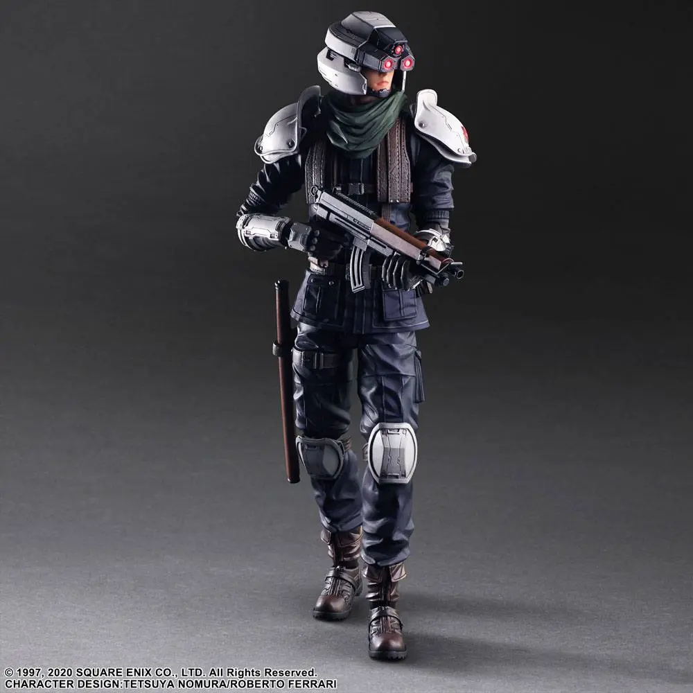 Final Fantasy VII Remake Play Arts Kai Action Figure Shinra Security Officer 27 cm product photo