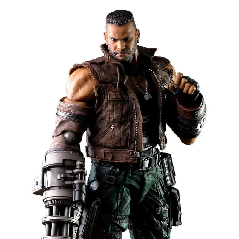 Final Fantasy VII Remake Play Arts Kai Action Figure Barret Wallace Ver. 2 28 cm product photo