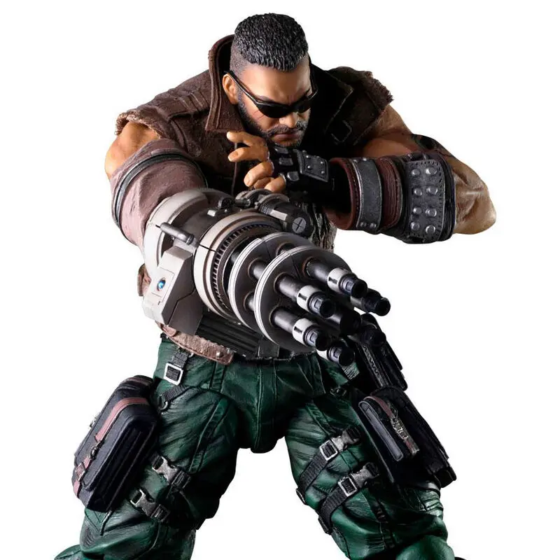 Final Fantasy VII Remake Play Arts Kai Action Figure Barret Wallace Ver. 2 28 cm product photo