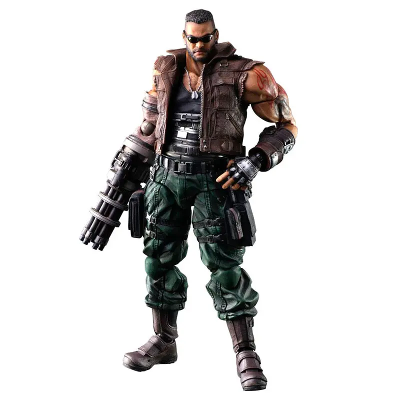 Final Fantasy VII Remake Play Arts Kai Action Figure Barret Wallace Ver. 2 28 cm product photo