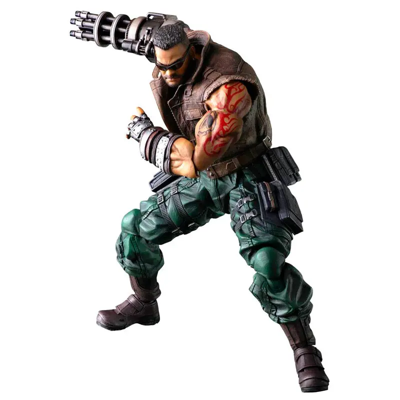 Final Fantasy VII Remake Play Arts Kai Action Figure Barret Wallace Ver. 2 28 cm product photo