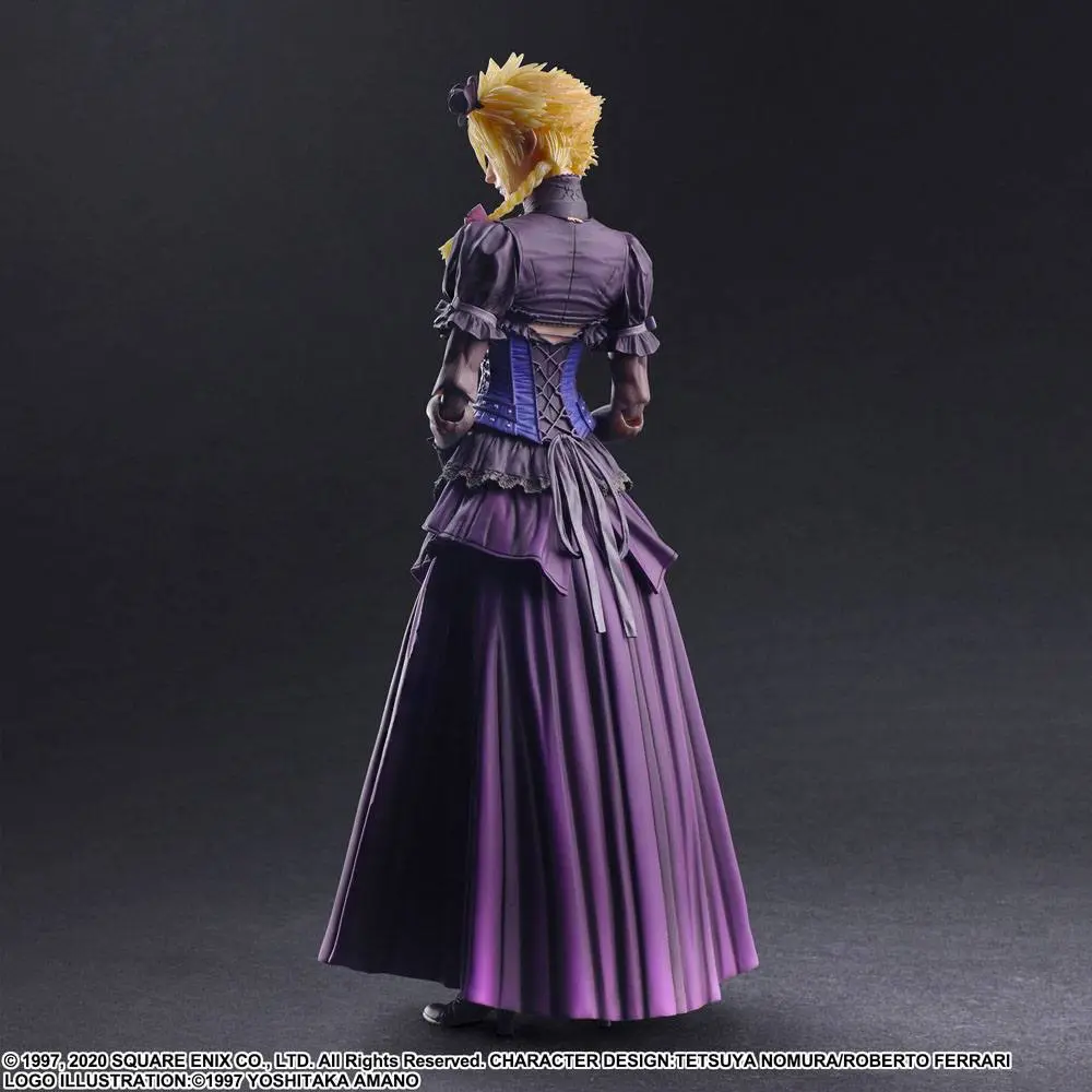 Final Fantasy VII Remake Play Arts Kai Action Figure Cloud Strife Dress Ver. 28 cm product photo