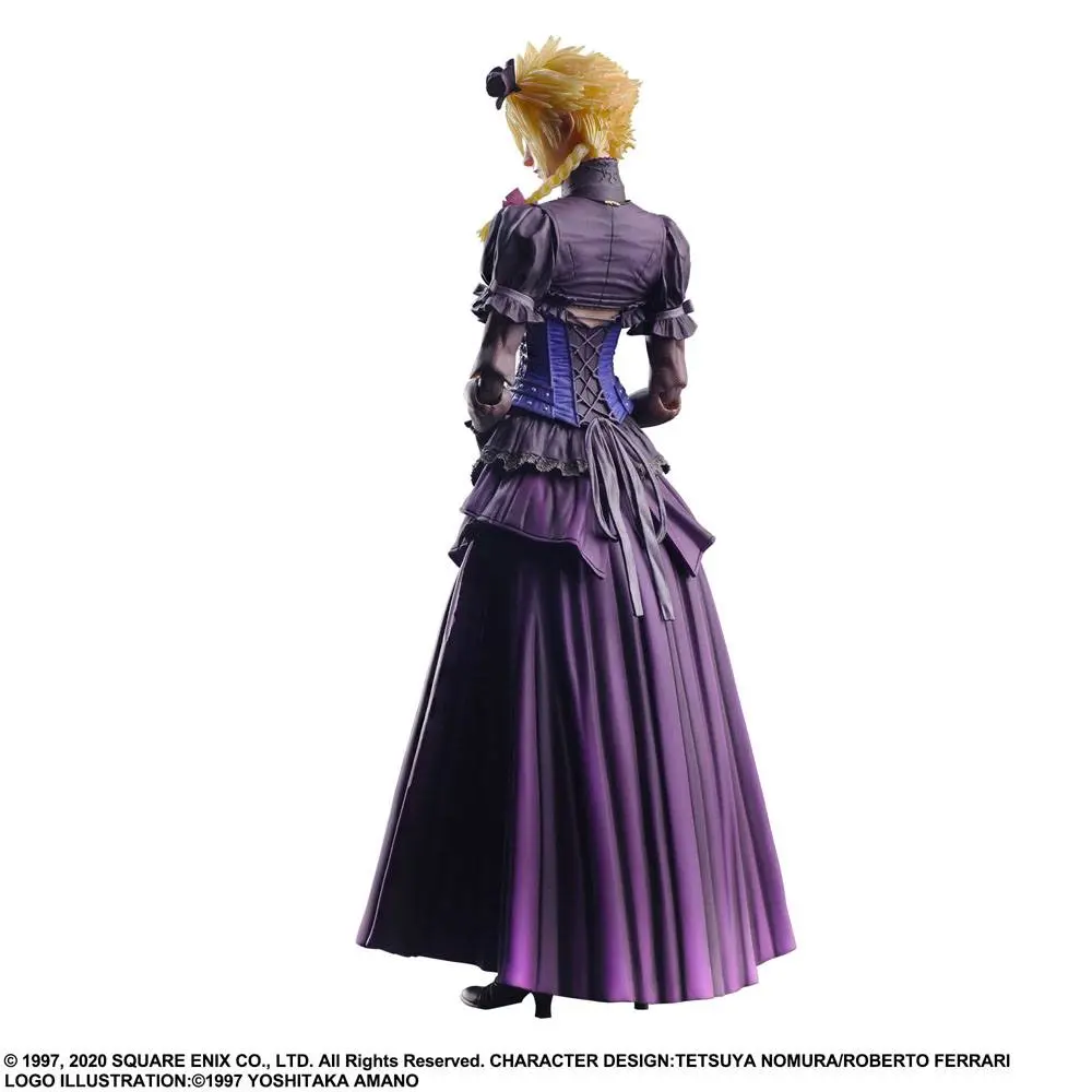 Final Fantasy VII Remake Play Arts Kai Action Figure Cloud Strife Dress Ver. 28 cm product photo