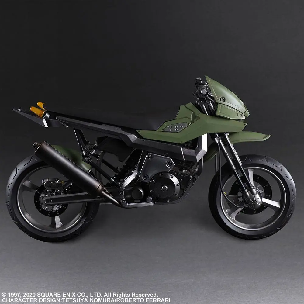 Final Fantasy VII Remake Play Arts Kai Action Figure &amp; Vehicle Jessie &amp; Bike product photo