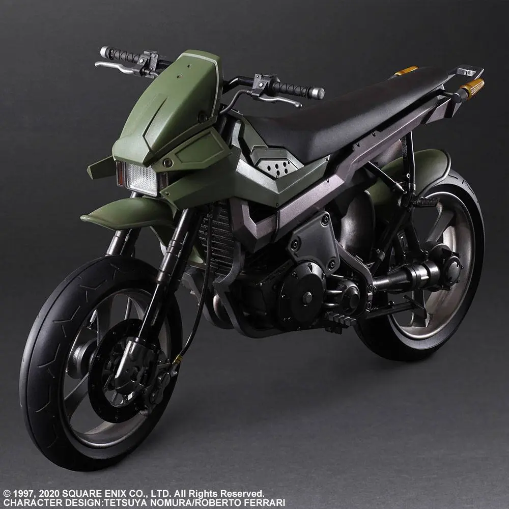 Final Fantasy VII Remake Play Arts Kai Action Figure &amp; Vehicle Jessie &amp; Bike product photo