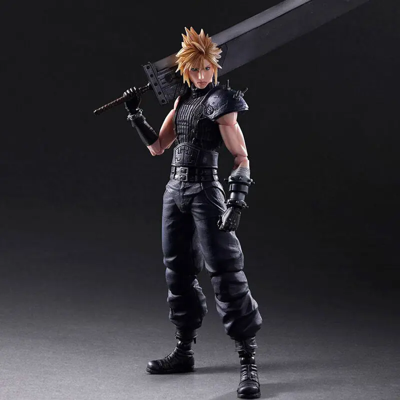 Final Fantasy VII Remake Play Arts Kai Action Figure No. 1 Cloud Strife 28 cm product photo