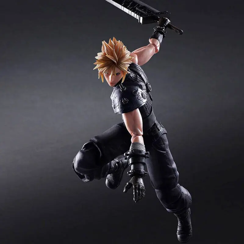 Final Fantasy VII Remake Play Arts Kai Action Figure No. 1 Cloud Strife 28 cm product photo