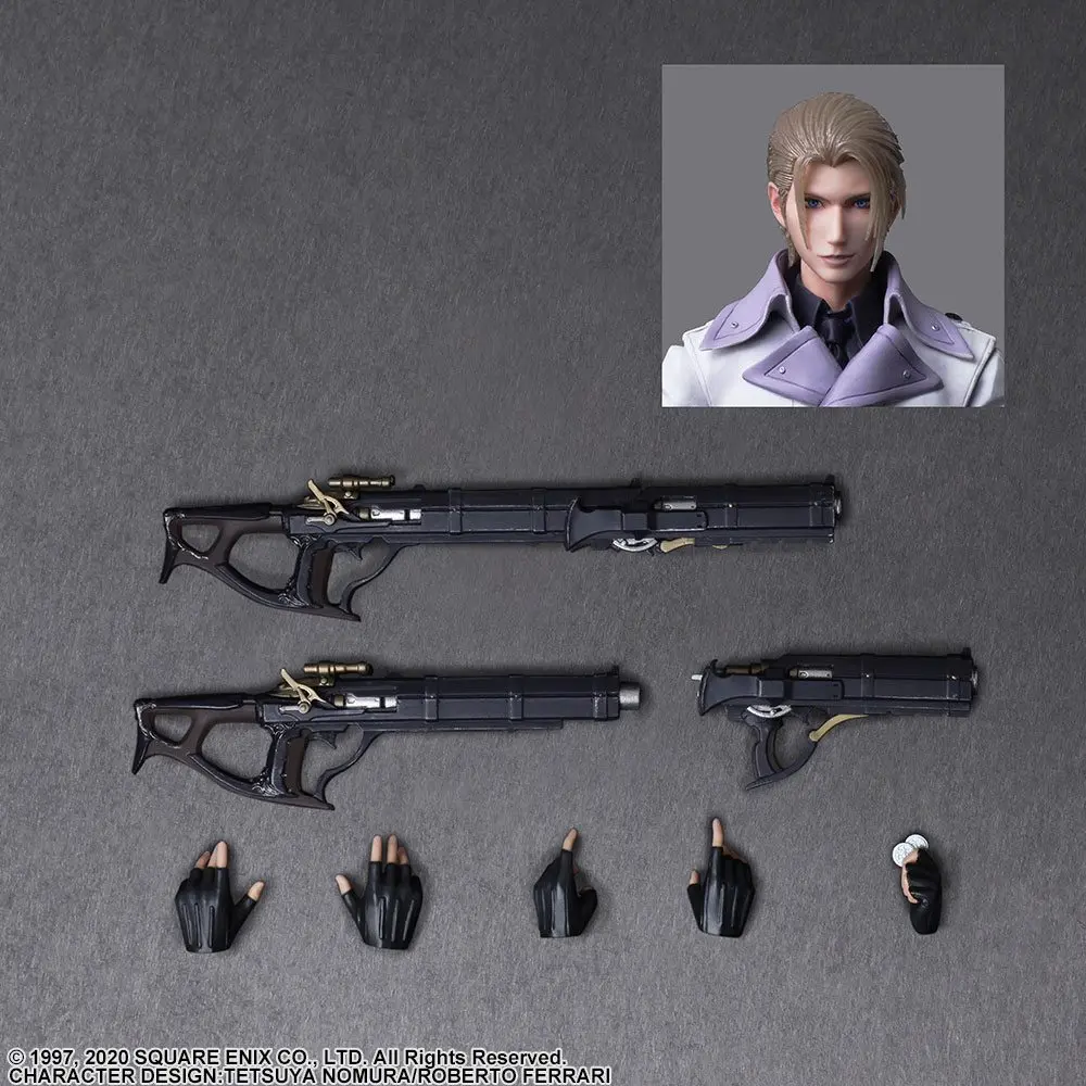 Final Fantasy VII Remake Play Arts Kai Action Figure Rufus 27 cm product photo