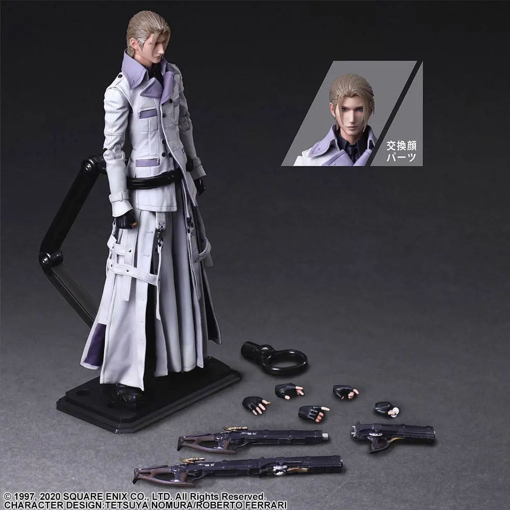 Final Fantasy VII Remake Play Arts Kai Action Figure Rufus 27 cm product photo