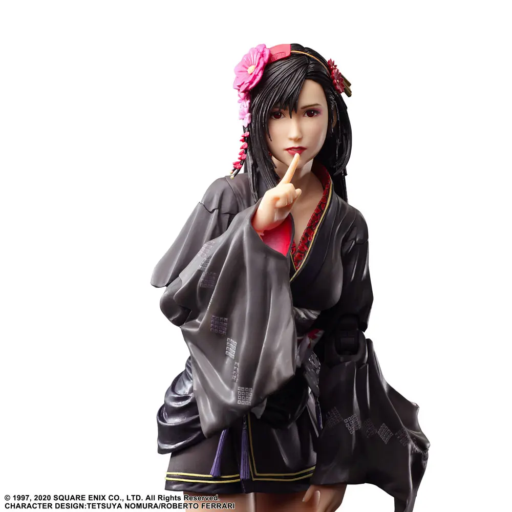 Final Fantasy VII Remake Play Arts Kai Action Figure Tifa Lockhart Exotic Dress Ver. 25 cm product photo