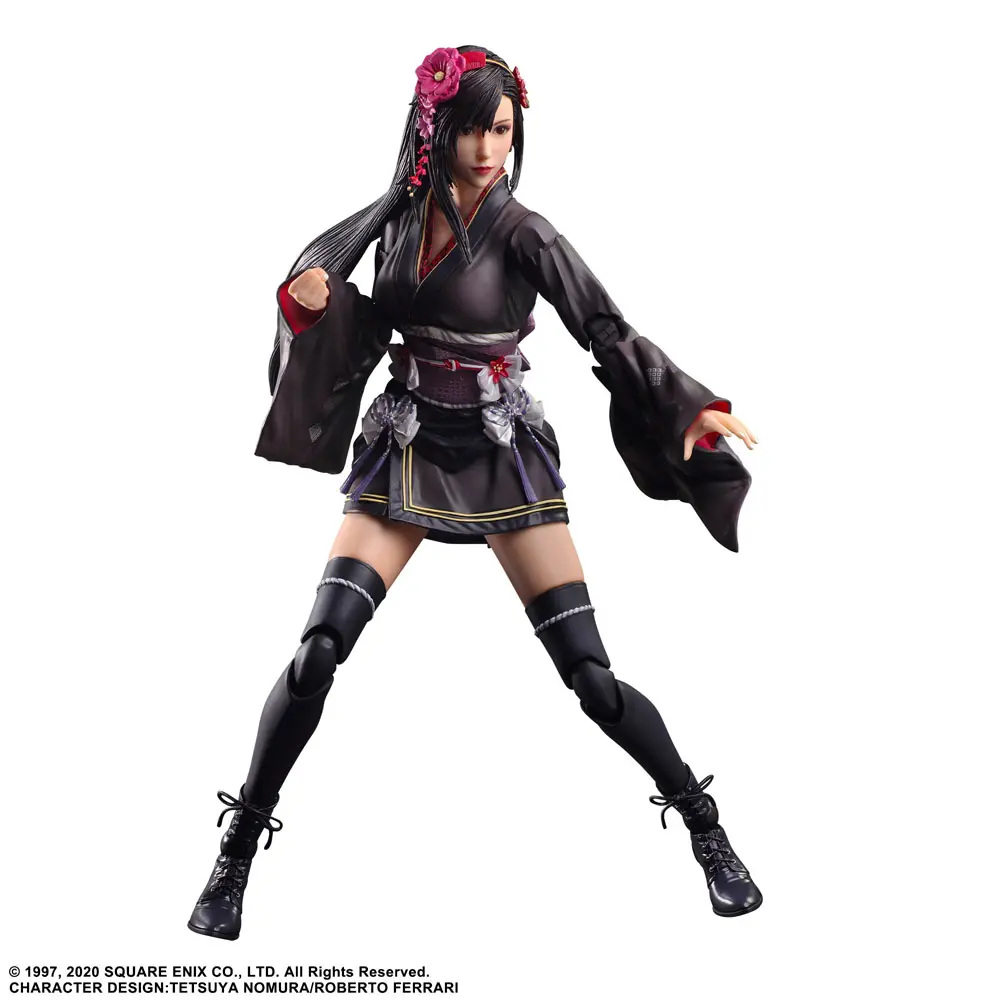 Final Fantasy VII Remake Play Arts Kai Action Figure Tifa Lockhart Exotic Dress Ver. 25 cm product photo