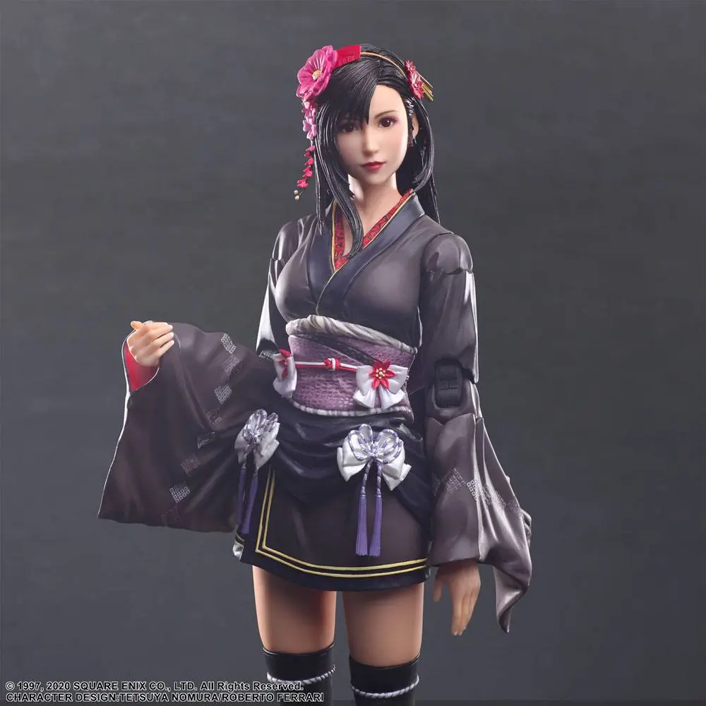 Final Fantasy VII Remake Play Arts Kai Action Figure Tifa Lockhart Exotic Dress Ver. 25 cm product photo